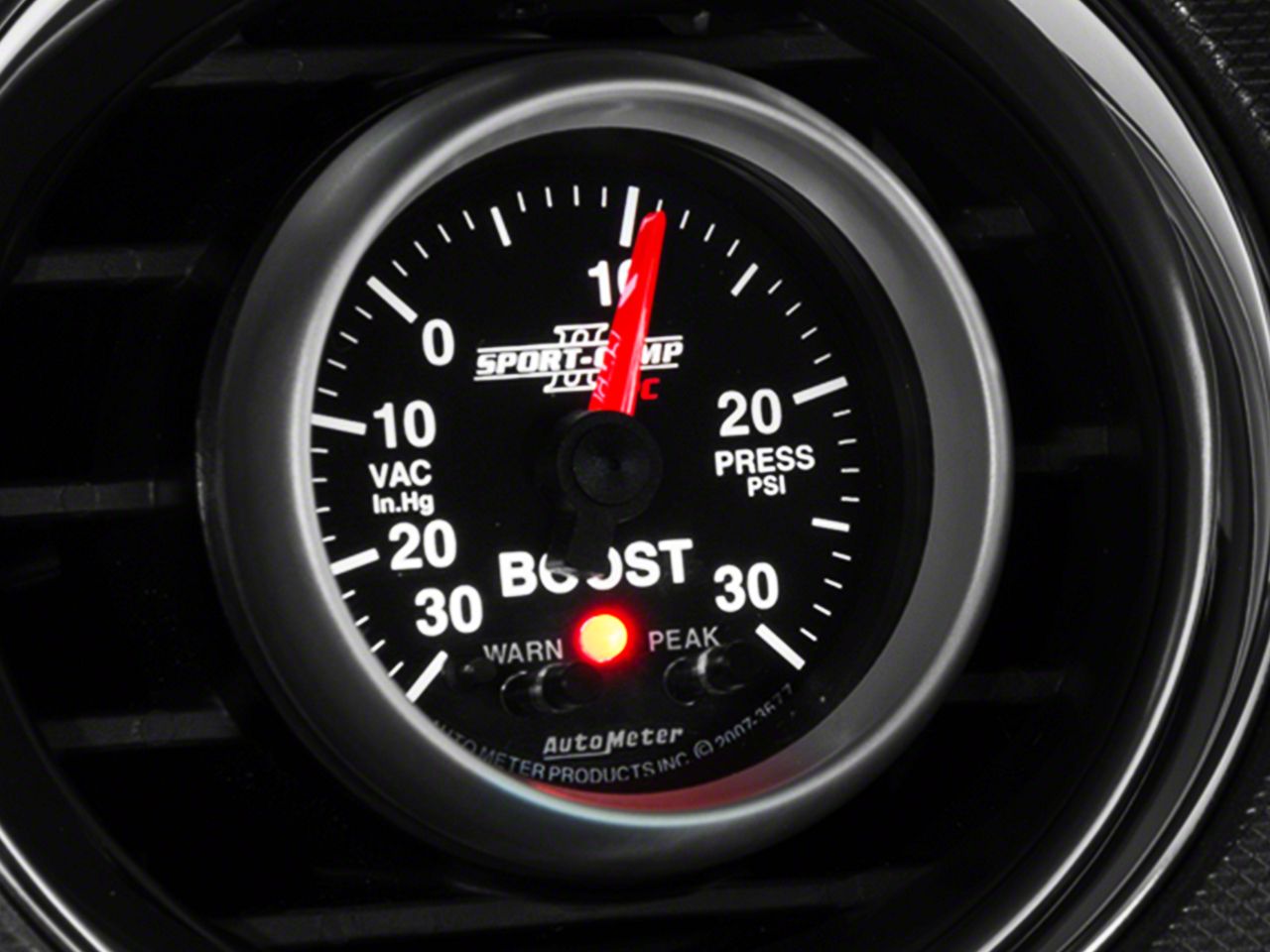 Auto Meter Mustang II Series 21/16Inch Boost/Vacuum Gauge
