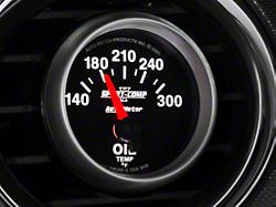 Auto Meter Sport Comp II Oil Temp Gauge; Electrical (Universal; Some Adaptation May Be Required)
