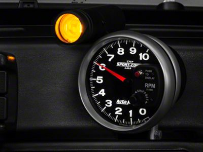 Auto Meter Sport Comp II 5-Inch Tachometer with Shift Light (Universal; Some Adaptation May Be Required)