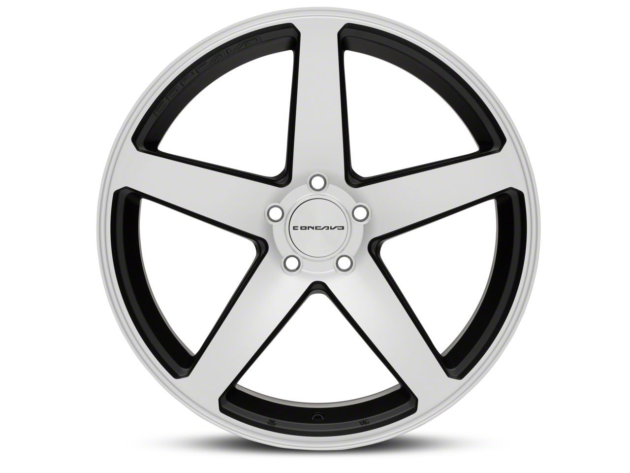 Mustang CW-5 Matte Black Machined Wheel; 20x10.5 (05-09 All)