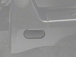 OPR Center Console Oval Access Plug; Gray (87-93 Mustang)