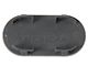 OPR Center Console Oval Access Plug; Gray (87-93 Mustang)