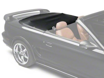 Convertible Top Boot; Black (94-98 Mustang Convertible)