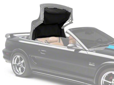 Headliner; Black (94-98 Mustang Convertible)