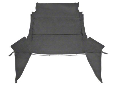 Headliner; Charcoal (99-04 Mustang Convertible)