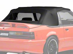 Replacement Convertible Top; Black (83-90 Mustang Convertible)