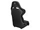 Corbeau FX1 Pro Racing Seats with Double Locking Seat Brackets; Black Suede (10-14 Mustang)