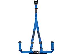 Corbeau 2-Inch 3-Point Retractable Harness Belt; Blue (Universal; Some Adaptation May Be Required)