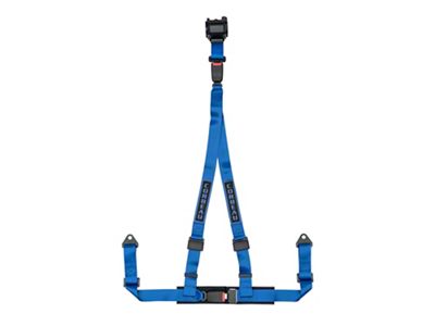 Corbeau 2-Inch 3-Point Retractable Harness Belt; Blue (Universal; Some Adaptation May Be Required)