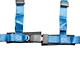 Corbeau 2-Inch 4-Point Bolt-In Harness Belt; Blue (Universal; Some Adaptation May Be Required)