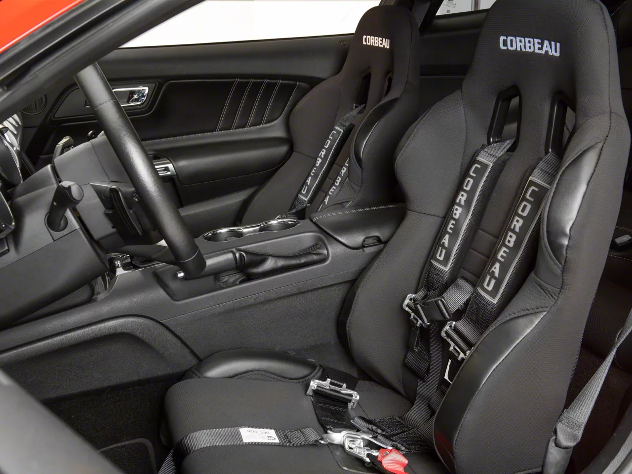 Corbeau Mustang 3 Inch 5 Point Latch and Link Harness Belt Black LL53001B Universal Some Adaptation May Be Required Free Shipping