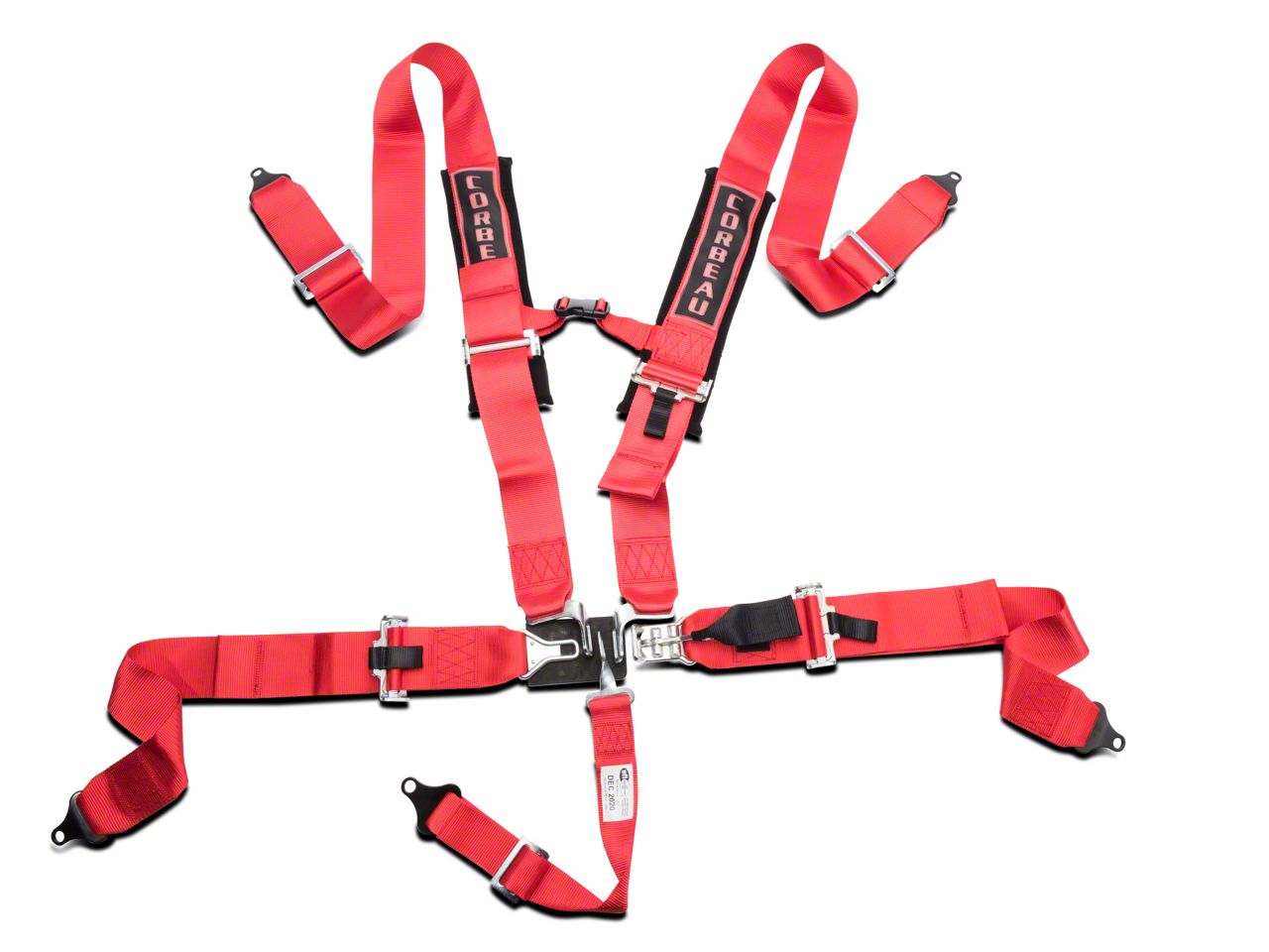 Corbeau Mustang 3-Inch 5-Point Latch and Link Harness Belt  display picture 1