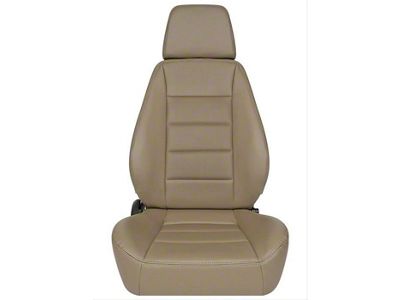 Corbeau Sport Reclining Seats with Double Locking Seat Brackets; Spice Vinyl (79-93 Mustang)