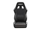 Corbeau A4 Racing Seats; Black Cloth; Pair (Universal; Some Adaptation May Be Required)