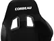 Corbeau A4 Racing Seats; Black Suede; Pair (Universal; Some Adaptation May Be Required)