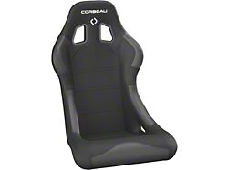 Corbeau Forza Racing Seat; Black Cloth (10-24 Camaro)