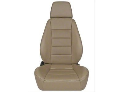 Corbeau Sport Reclining Seats with Double Locking Seat Brackets; Spice Vinyl (10-15 Camaro)