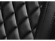 Corbeau Trailcat Reclining Seats with Double Locking Seat Brackets; Black Vinyl/White Stitching (10-15 Camaro)