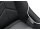 Corbeau DFX Performance Seats with Double Locking Seat Brackets; Black Vinyl/Cloth/Black Piping (08-11 Challenger)