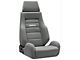 Corbeau GTS II Reclining Seats with Double Locking Seat Brackets; Gray Cloth (08-11 Challenger)