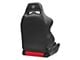 Corbeau LG1 Racing Seats with Double Locking Seat Brackets; Red Cloth (12-23 Challenger)