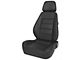 Corbeau Sport Reclining Seats with Double Locking Seat Brackets; Black Leather (12-23 Challenger)