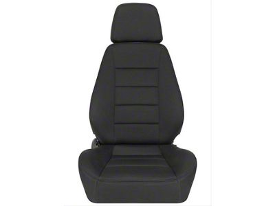 Corbeau Sport Reclining Seats with Double Locking Seat Brackets; Black Neoprene (08-11 Challenger)