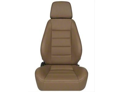 Corbeau Sport Reclining Seats with Double Locking Seat Brackets; Tan Vinyl (08-11 Challenger)