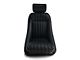 Corbeau Classic Bucket Seat; Black Vinyl (Universal; Some Adaptation May Be Required)