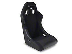 Corbeau Forza Wide Racing Seat; Black Cloth (79-26 Mustang)