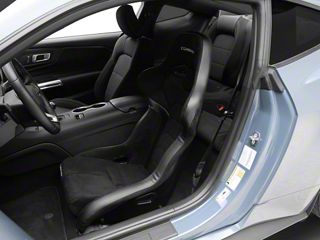 Corbeau Mustang FX1 Pro Racing Seat; Black Suede S29501P (79-26