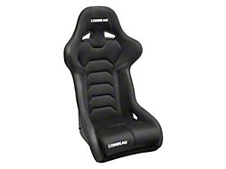 Corbeau FX1 Wide Racing Seat; Black Cloth (79-14 Mustang)