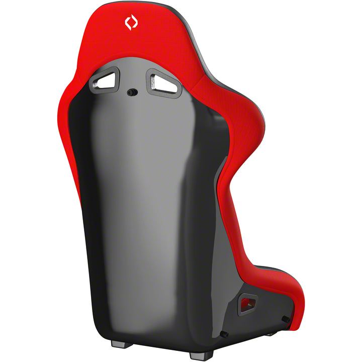 Corbeau Mustang FX1 Pro Racing Seat; Black/Red Cloth 29507P (79-26