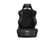 Corbeau LG1 Racing Seats; Black Suede; Pair (Universal; Some Adaptation May Be Required)