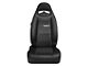 Corbeau Moab Reclining Seats; Black Vinyl; Pair (Universal; Some Adaptation May Be Required)