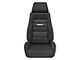 Corbeau GTS II Reclining Seats with Seat Heater; Black Cloth; Pair (Universal; Some Adaptation May Be Required)