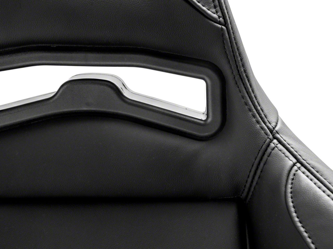 Corbeau Mustang LG1 Racing Seats; Black Leather; Pair Corbeau Mustang LG1 Racing Seats; Black Leather; Pair