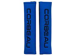 Corbeau Seat Harness Pads; Blue; 2-Inch (Universal; Some Adaptation May Be Required)