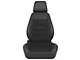 Corbeau Sport Reclining Seats with Double Locking Seat Brackets; Black Vinyl/Cloth (05-09 Mustang)
