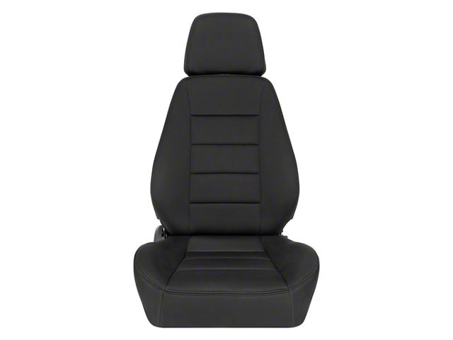 Corbeau Sport Reclining Seats with Inflatable Lumbar; Black Neoprene; Pair (Universal; Some Adaptation May Be Required)
