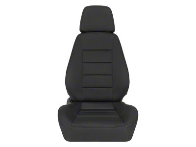 Corbeau Sport Reclining Seats with Seat Heater; Black Neoprene; Pair (Universal; Some Adaptation May Be Required)