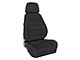 Corbeau Sport Reclining Seats with Seat Heater and Inflatable Lumbar; Black Neoprene; Pair (Universal; Some Adaptation May Be Required)