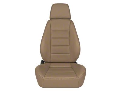 Corbeau Sport Reclining Seats with Seat Heater and Inflatable Lumbar; Spice Vinyl; Pair (Universal; Some Adaptation May Be Required)