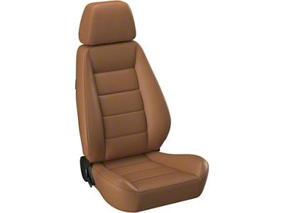 Corbeau Sport Reclining Seats with Double Locking Seat Brackets; Tan Vinyl (15-23 Mustang)