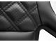 Corbeau Sportline RRB Reclining Seats with Double Locking Seat Brackets; Black Vinyl/Carbon Vinyl (99-04 Mustang)