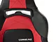 Corbeau Trailcat Reclining Seats; Black Vinyl/Red HD Vinyl; Pair (Universal; Some Adaptation May Be Required)