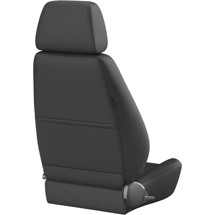 【mnem】Diang High-Neck Leather Mustang Corbeau Mustang Sport Reclining Seats; Black Neoprene; Pair
