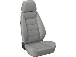 Corbeau Sport Reclining Seats; Gray Vinyl; Pair (Universal; Some Adaptation May Be Required)