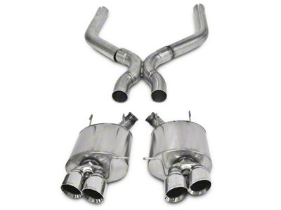 Corsa Performance Sport Axle-Back Exhaust with X-Pipe (13-14 Mustang GT500)