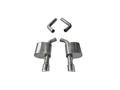 Corsa Performance Sport Axle-Back Exhaust with Polished Tips (17-23 5.7L HEMI Charger)